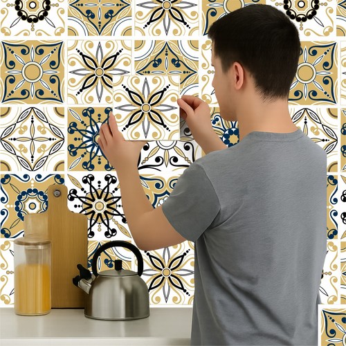 Tile stickers mosaic - stickers,