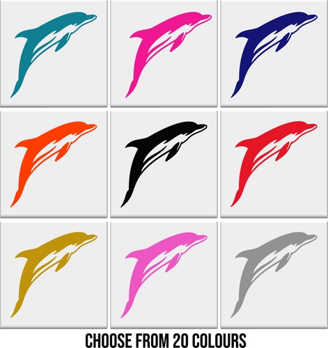 Bathroom tile stickers - bathroom, dolphin
