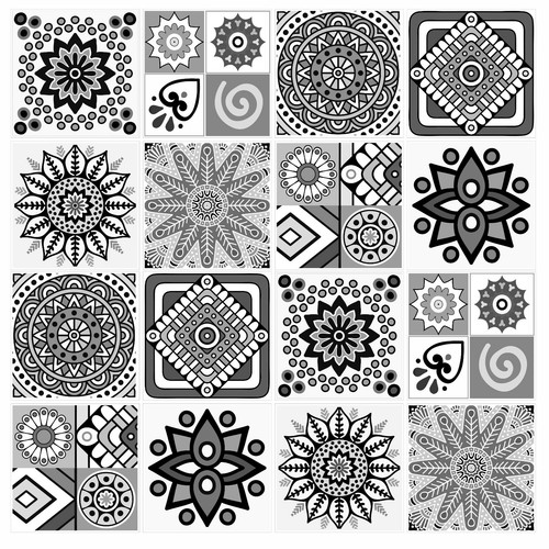 Tile stickers mosaic - tile,