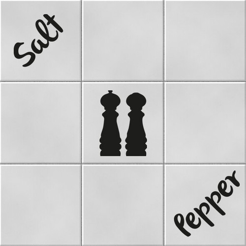 Salt and pepper vinyl - pepper,