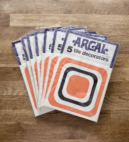Vintage 1970s arcal tile - arcal,
