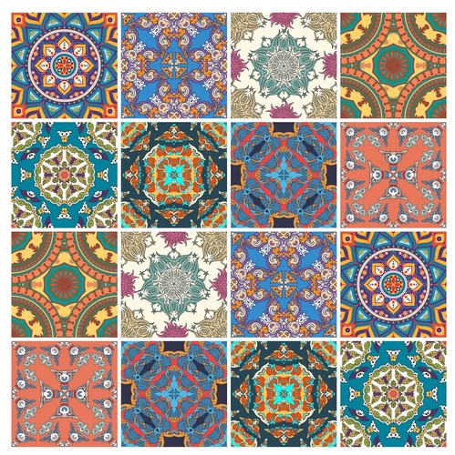 Tile stickers mosaic transfers - stickers,