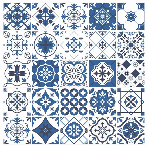 Tile stickers mosaic transfers - mosaic,