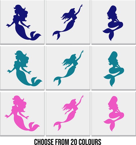 Bathroom tile stickers mermaid - stickers,